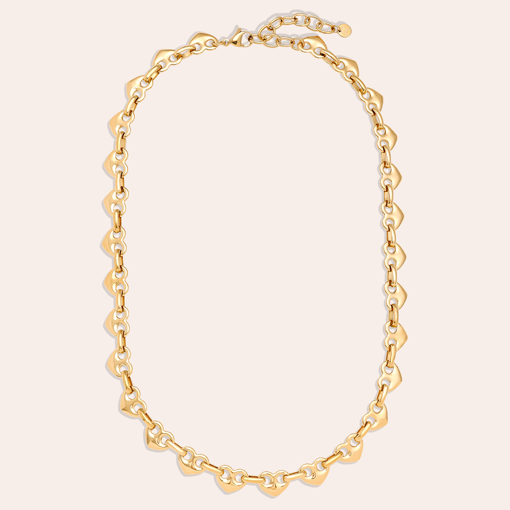 45cm Heart Nose Chain stainless steel necklace    