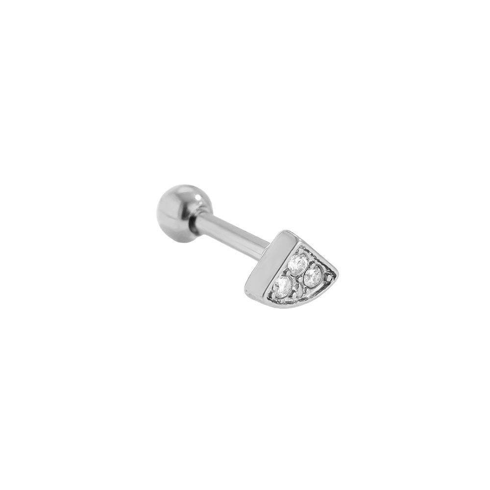 5mm Mini Diamond Triangle stainless steel piercing     