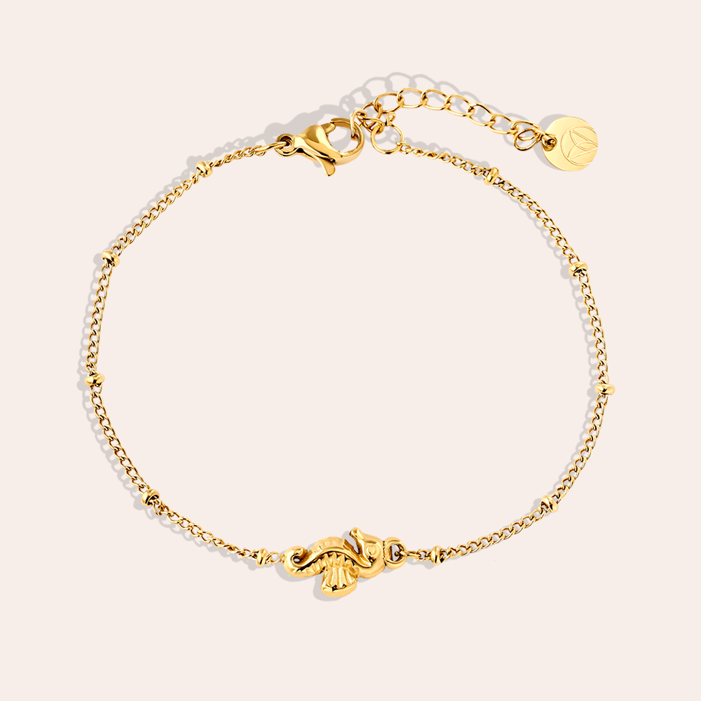 17cm Nice Sea Horse stainless steel bracelet   