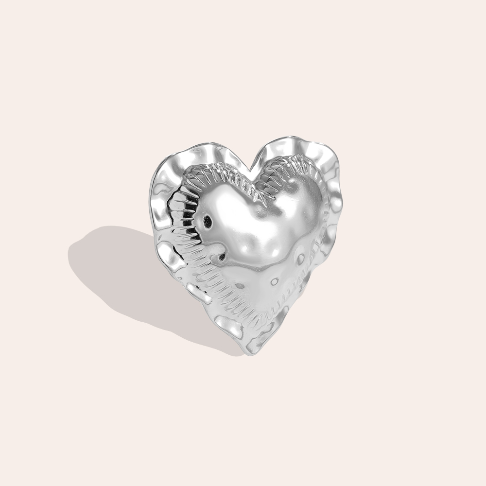 Great Heart stainless steel ring    