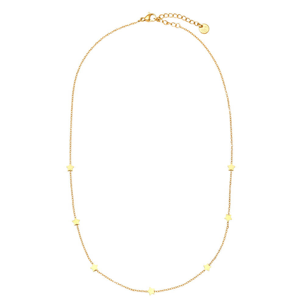 40cm Mini Stars Chain stainless steel necklace    