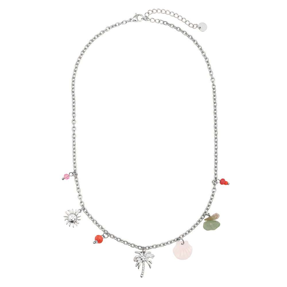 40cm summer style stainless steel necklace   
