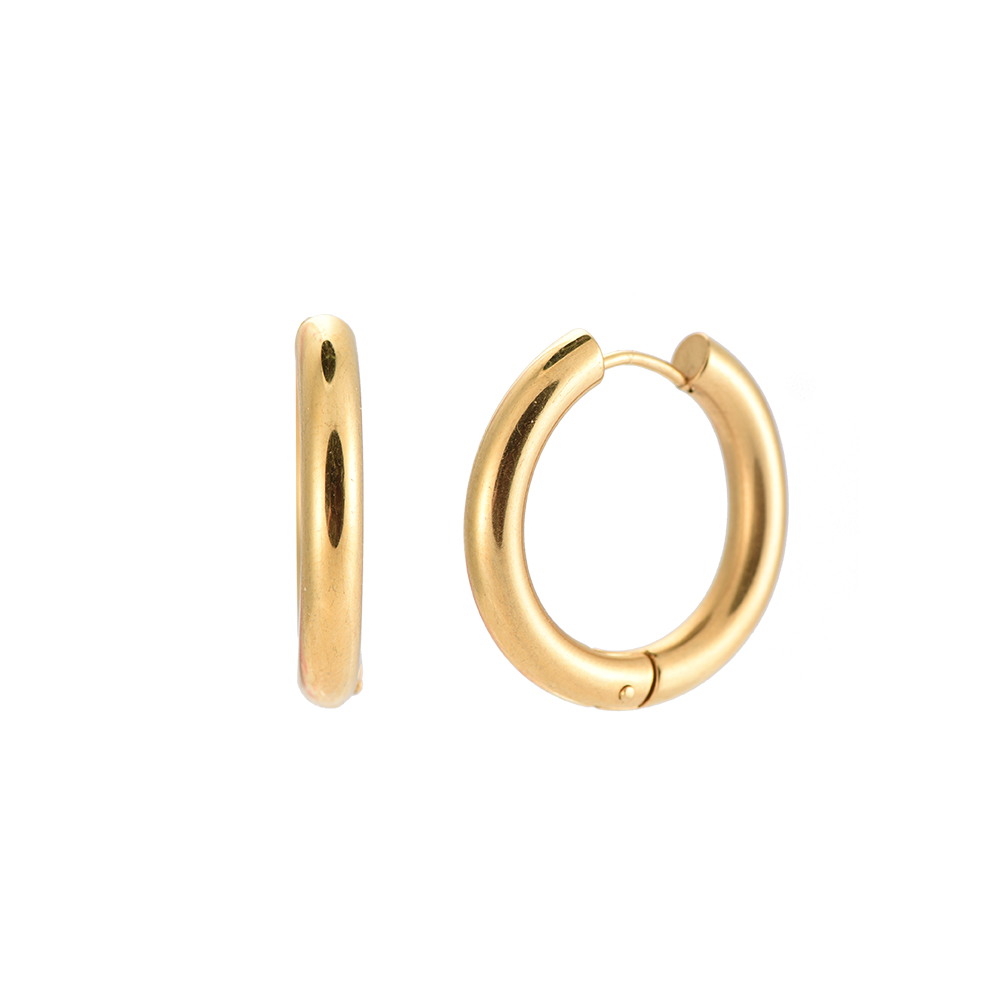 25mm Simple Hoop stainless steel earrings