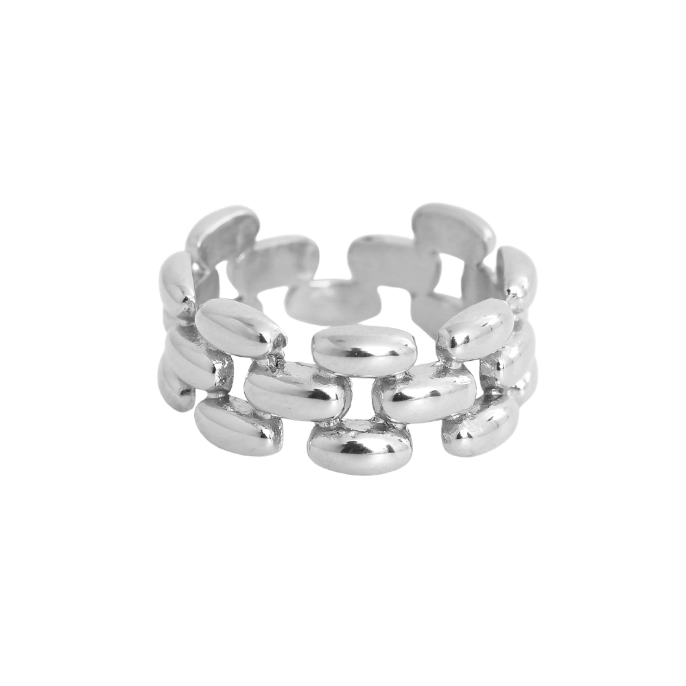 Link chains stainless steel ring