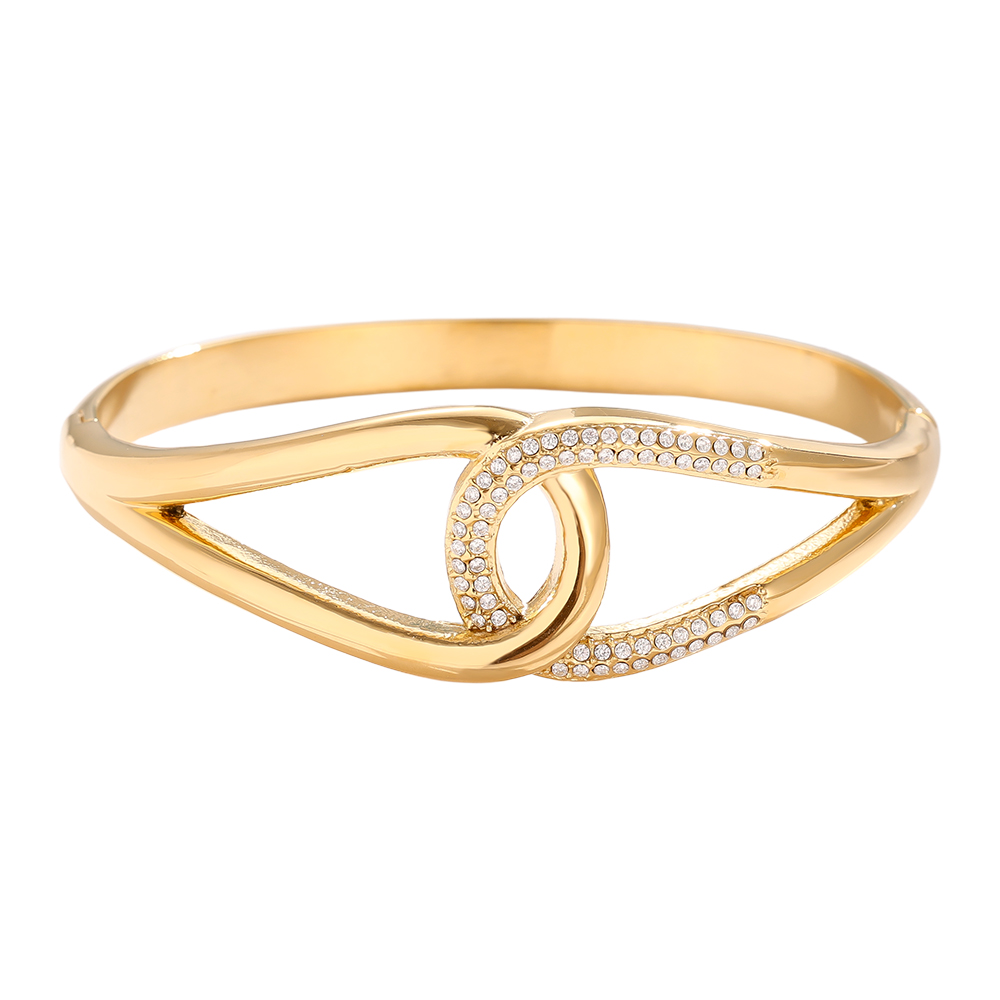 6cm Nice Diamond Drop stainless steel bangle   