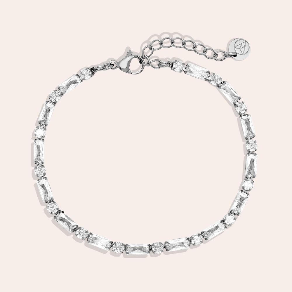 16cm Diamond Cube And Dot Chain stainless steel bracelet 16cm Diamond Cube And Dot Chain stainless steel bracelet