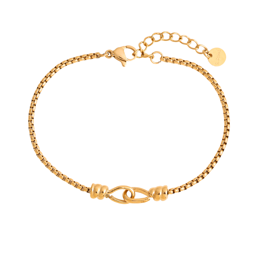 16cm Minimalist hook stainless steel bracelet 