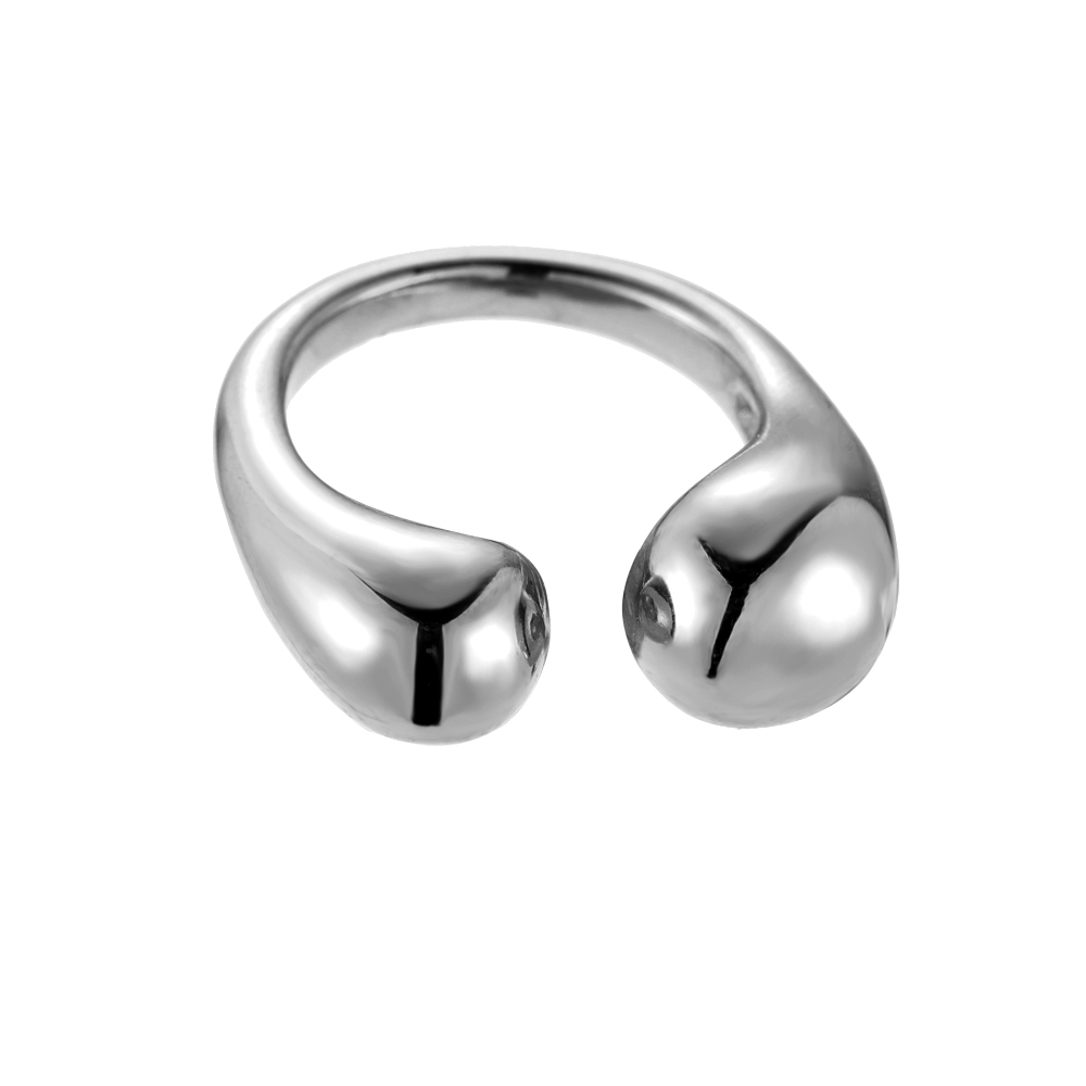Shiny heavy duty stainless steel ring
