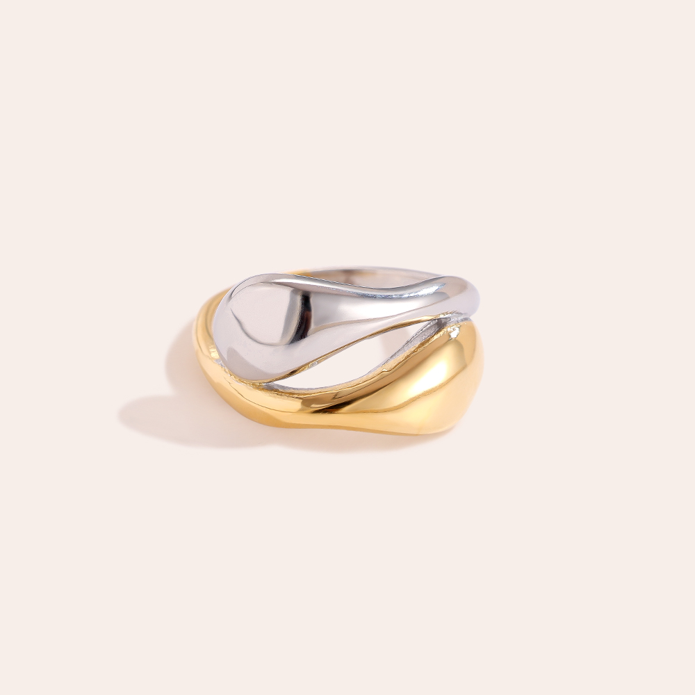 Cycle Drops stainless steel ring