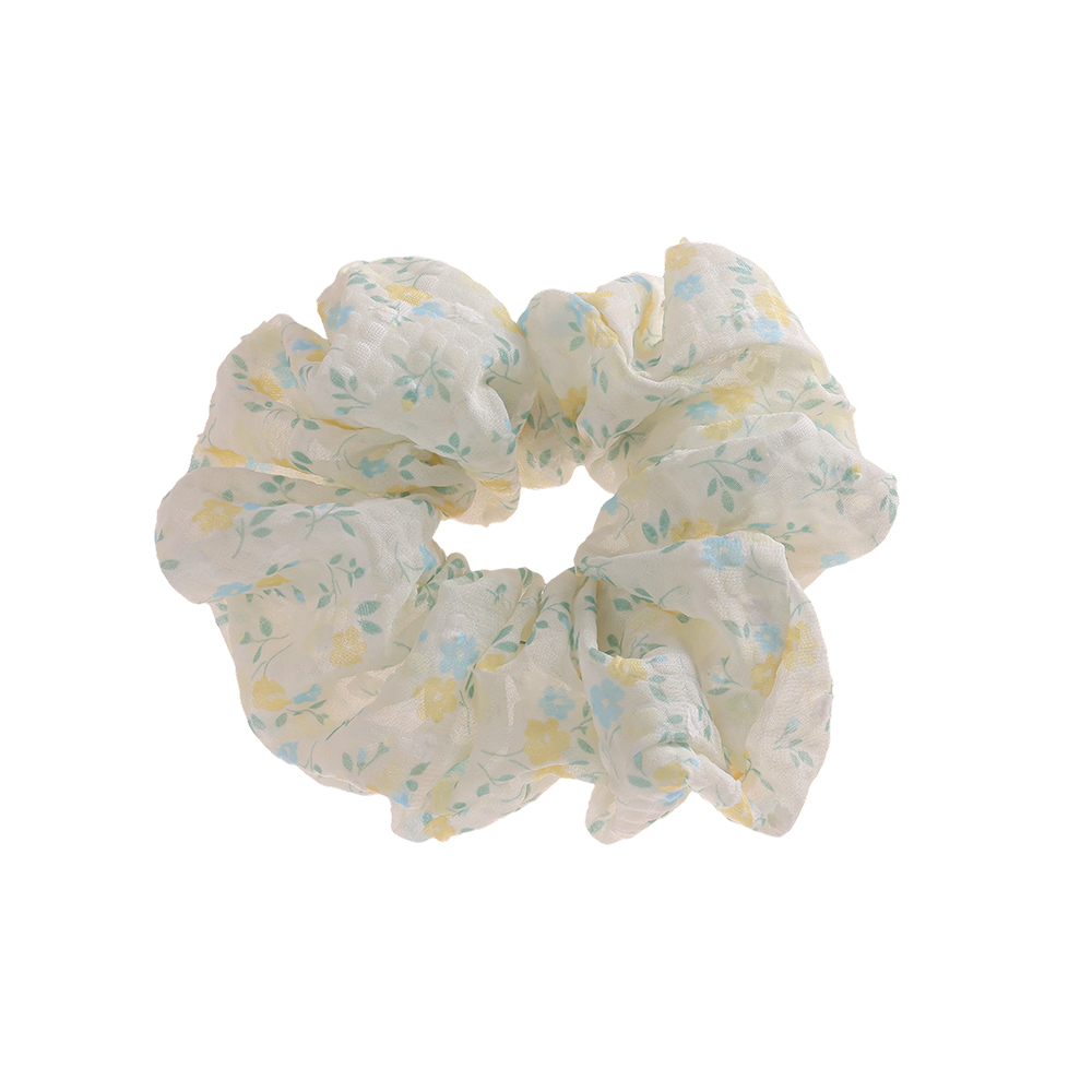 Small flowers scrunchie