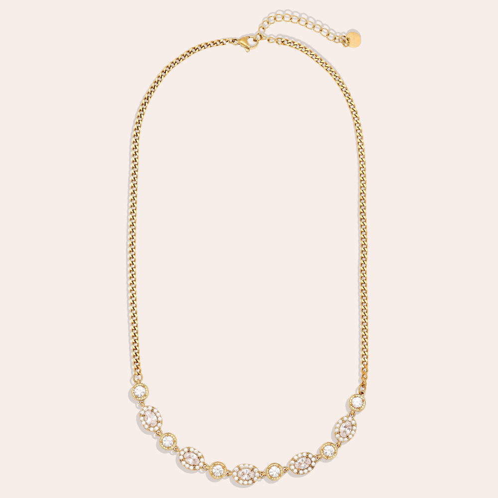 40cm Perfect Diamonds In Chain stainless steel necklace  40cm Perfect Diamonds In Chain stainless steel necklace