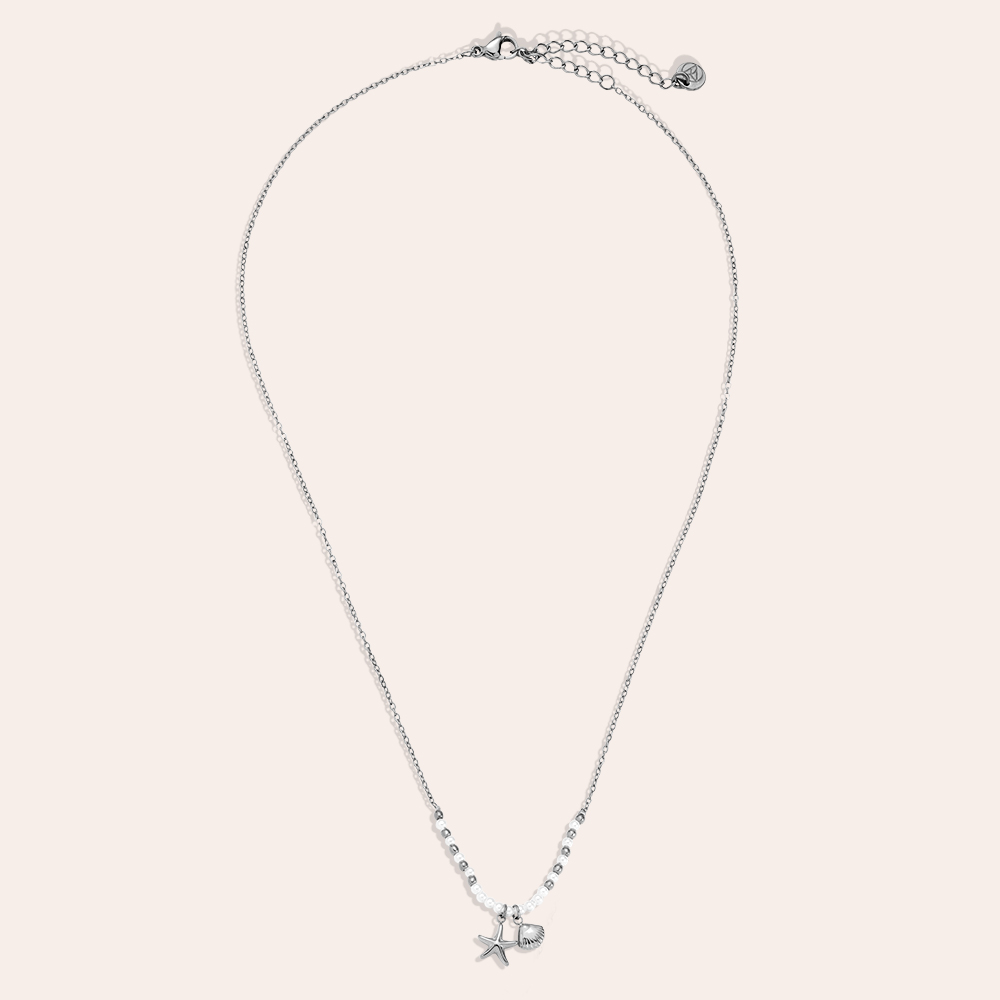 40cm Star Shell stainless steel necklace