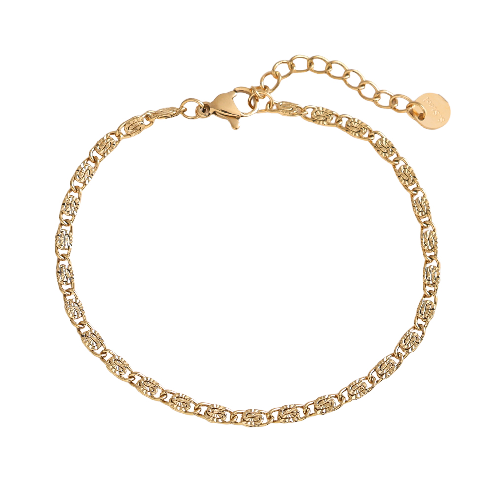 Stainless steel bracelet 17cm Casual Chain