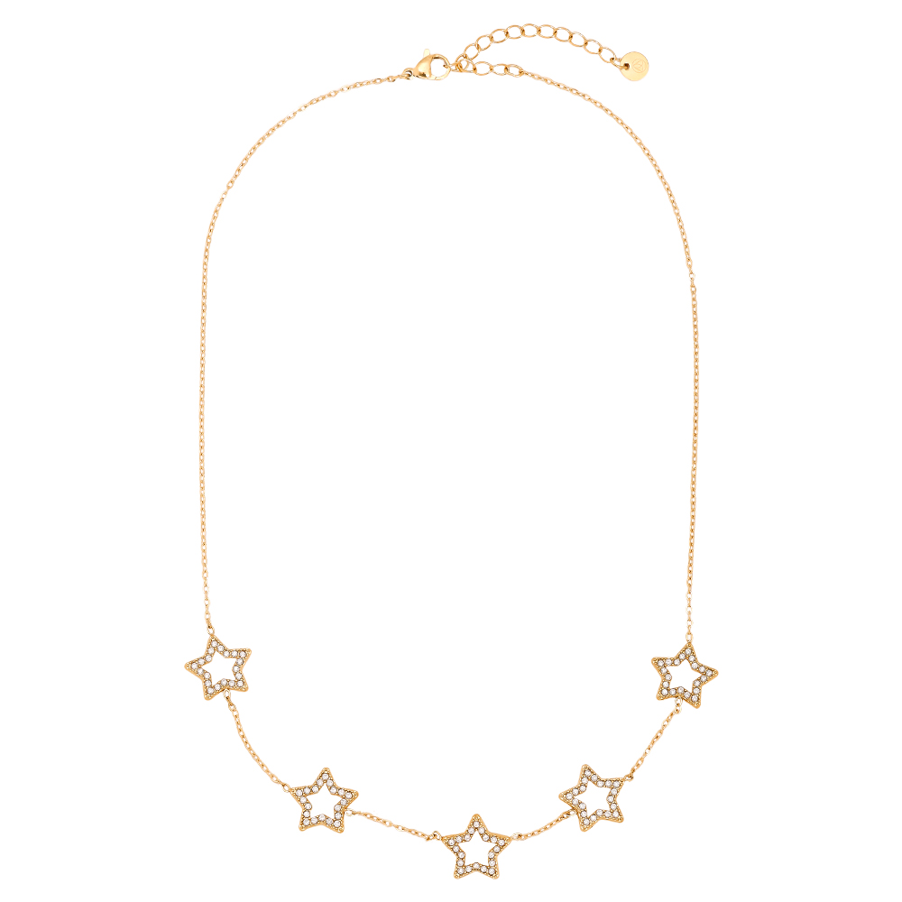41cm Sparkling Star stainless steel necklace     41cm Sparkling Star stainless steel necklace