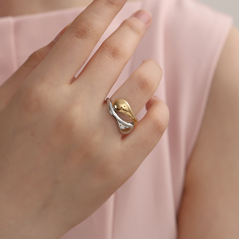 Cycle Drops stainless steel ring