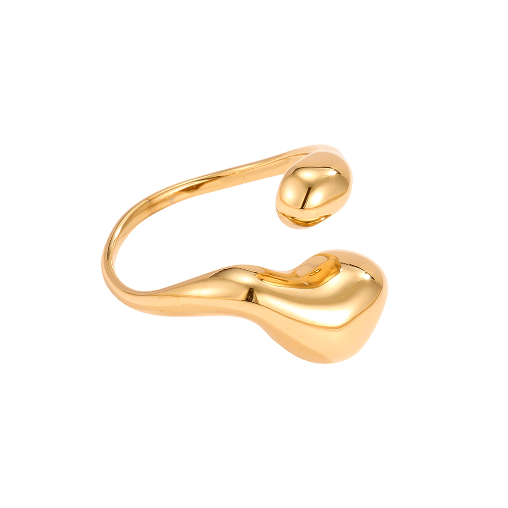 Stainless Steel Adjustable Bone-Shaped Ring