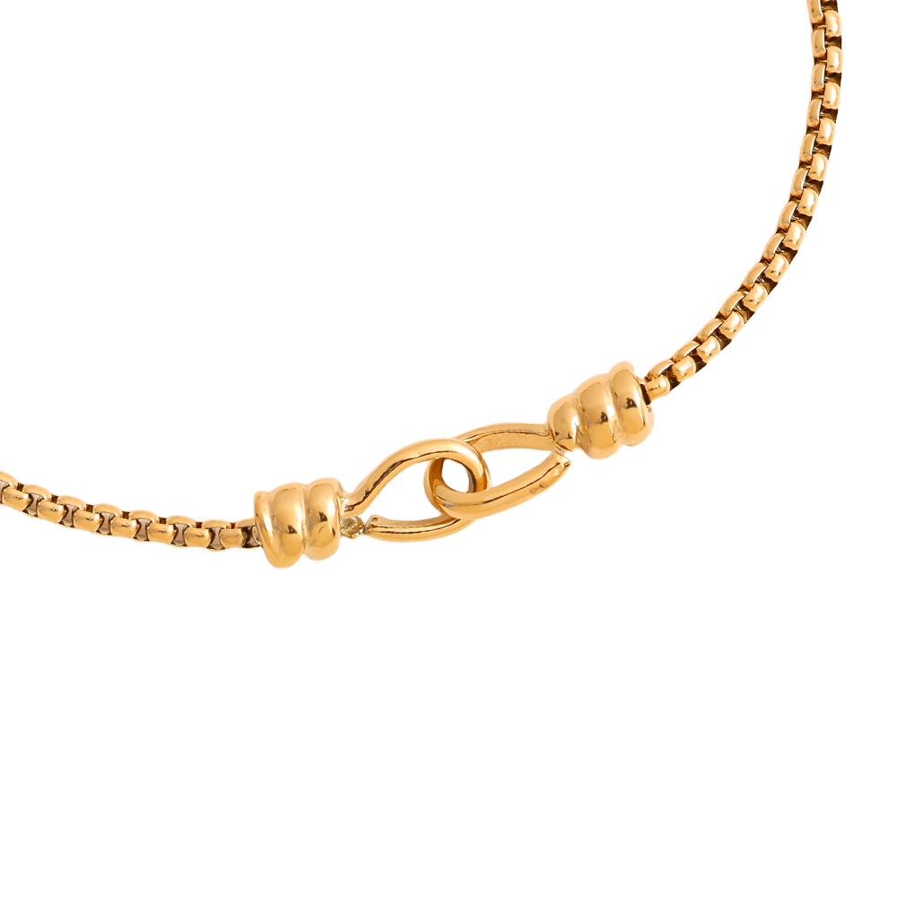 16cm Minimalist hook stainless steel bracelet 