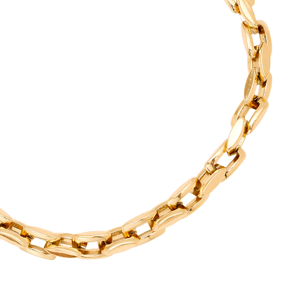 Stainless steel bracelet 16cm linked chain