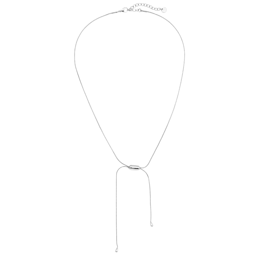 Stainless steel necklace 42cm Bean With Chain