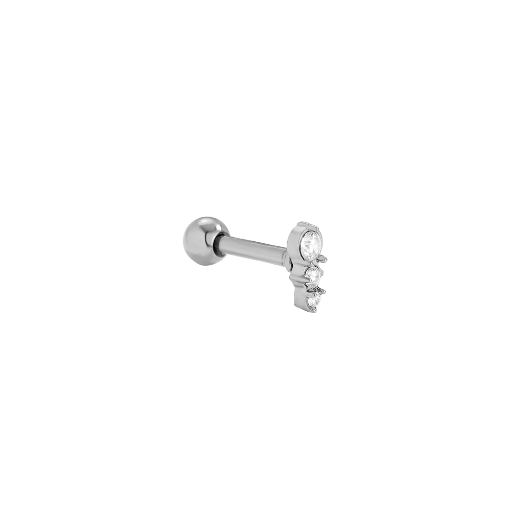 5mm Three Dots stainless steel piercing      