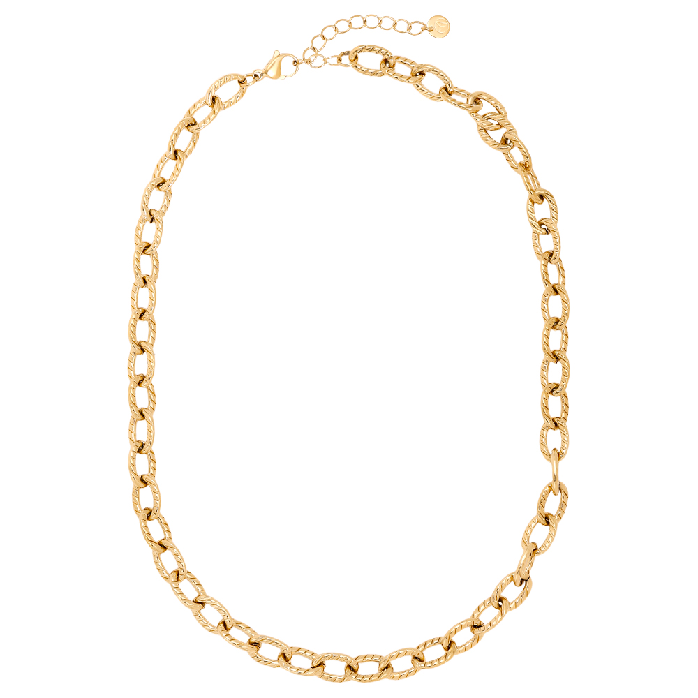 44cm Oval Chain stainless steel necklace     