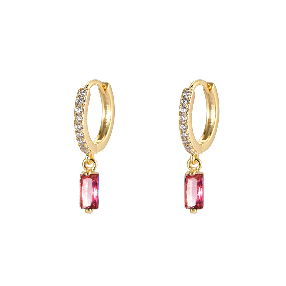 24mm Gold-plated Dakota Cube Earring 