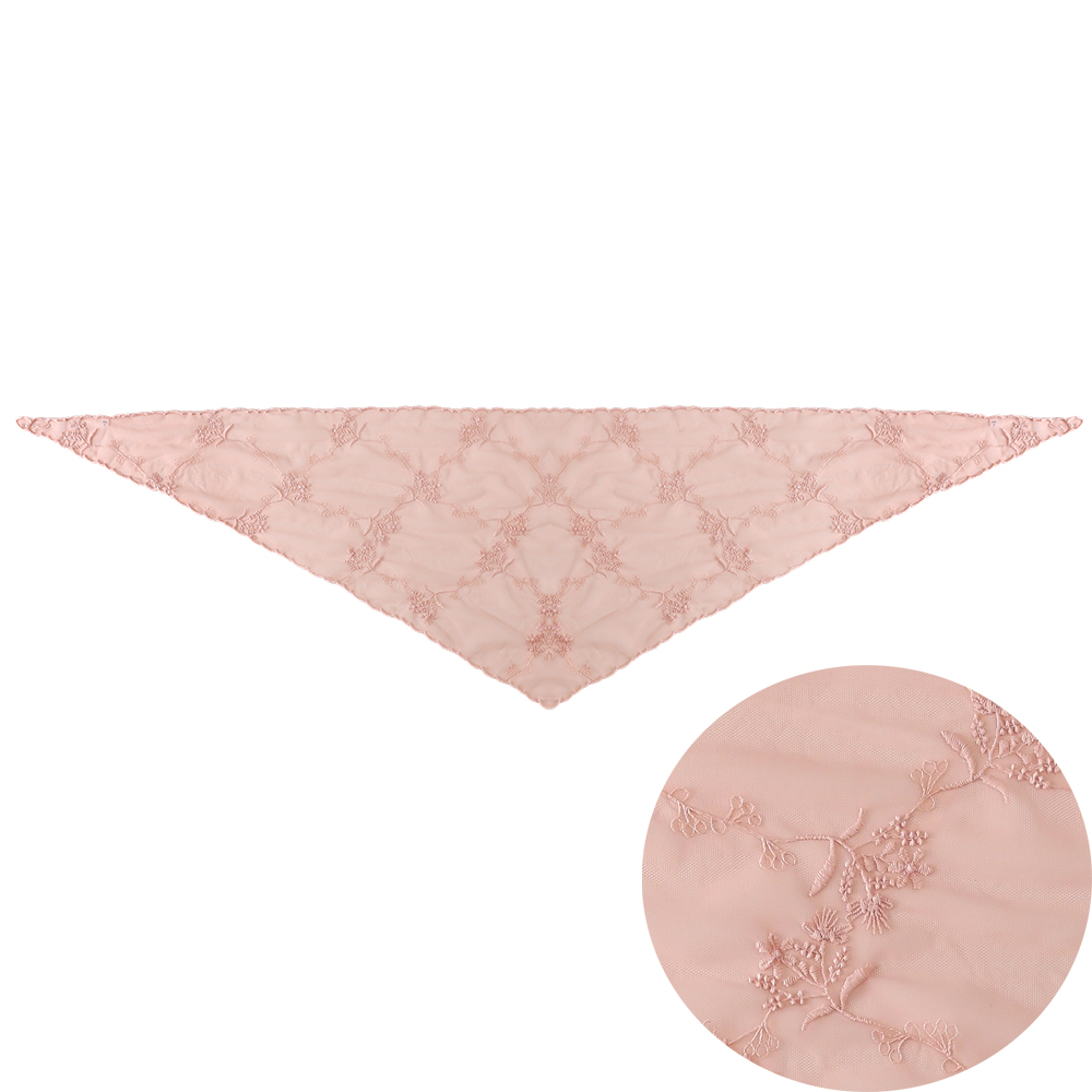 140*40cm twig pattern lace scarf