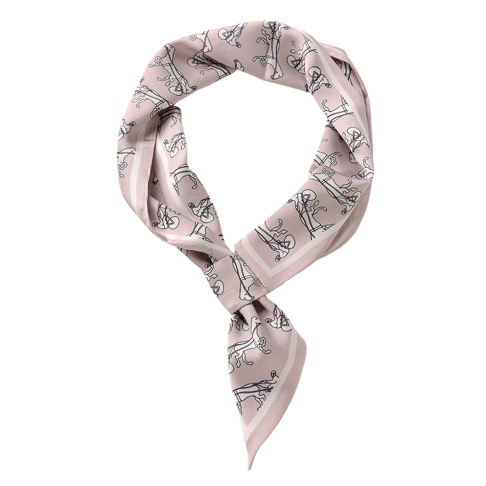76cm Horse-drawn Carriage Pattern Scarf 