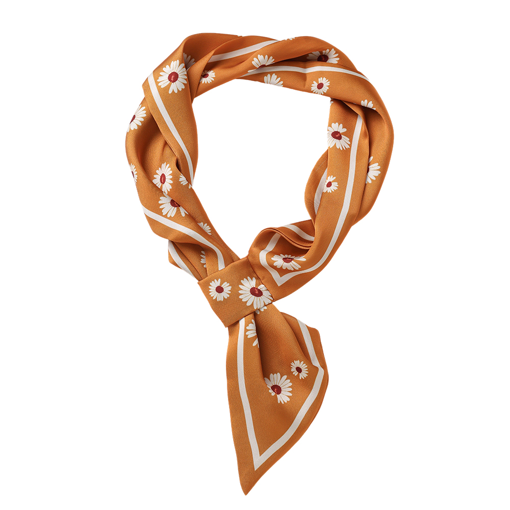 76cm floral print scarf  