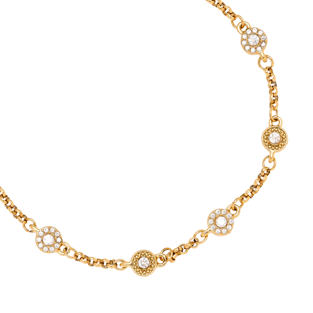 17cm Perfect Small Diamond Dots stainless steel bracelet         17cm Perfect Small Diamond Dots stainless steel bracelet