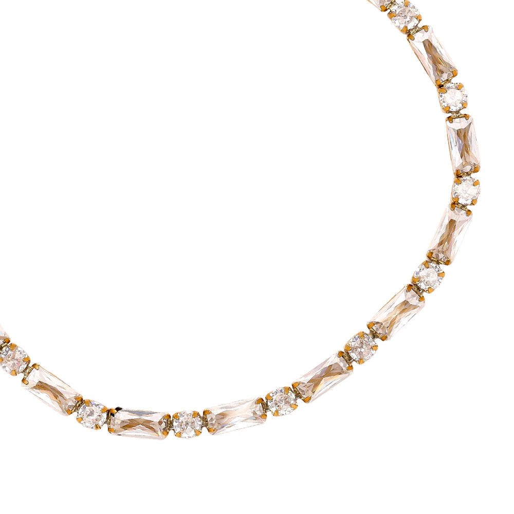 16cm Diamond Cube And Dot Chain stainless steel bracelet 16cm Diamond Cube And Dot Chain stainless steel bracelet