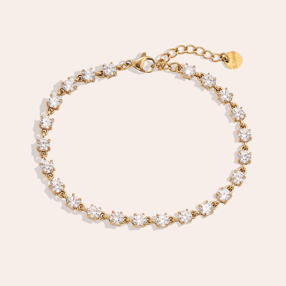 16cm Nice Diamond Chain stainless steel bracelet    