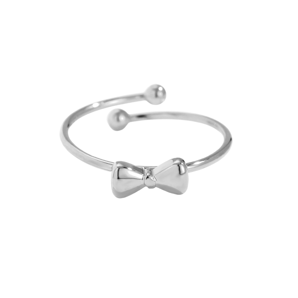 Nice Bowtie stainless steel ring    