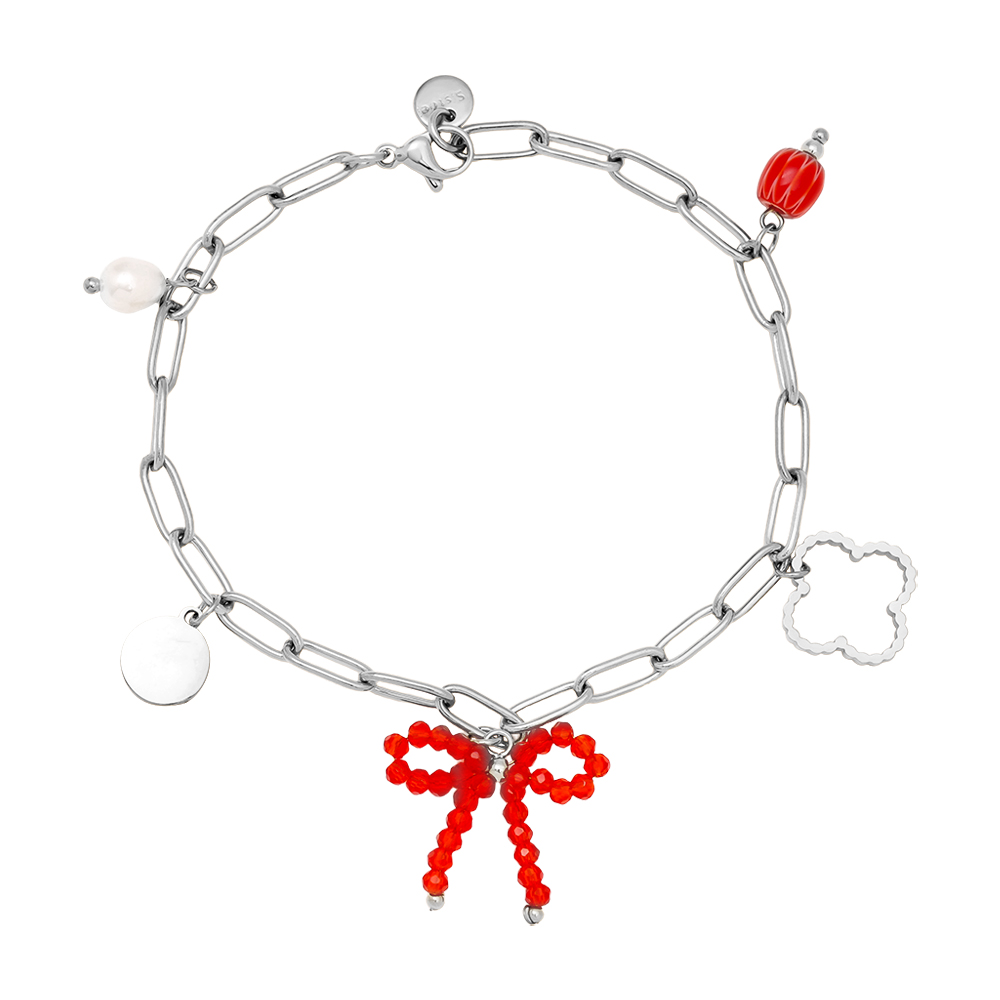 17cm Sweet Various Charms stainless steel bracelet         17cm Sweet Various Charms stainless steel bracelet
