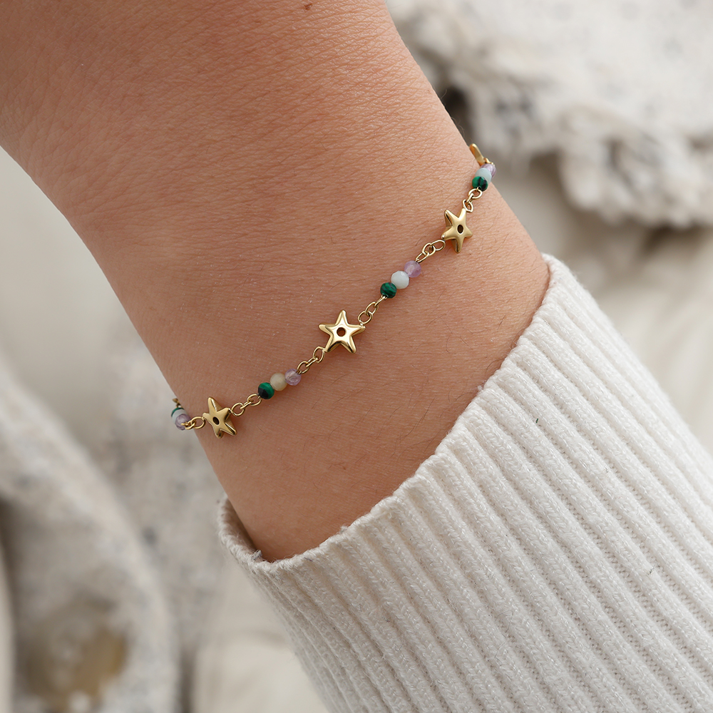 16cm Mini Stars stainless steel bracelet