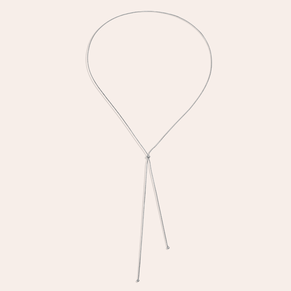 Stainless steel necklace 90cm Adjustable Chain