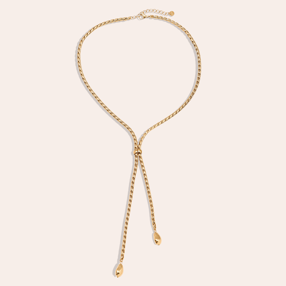 44cm Chain With Drop stainless steel necklace      