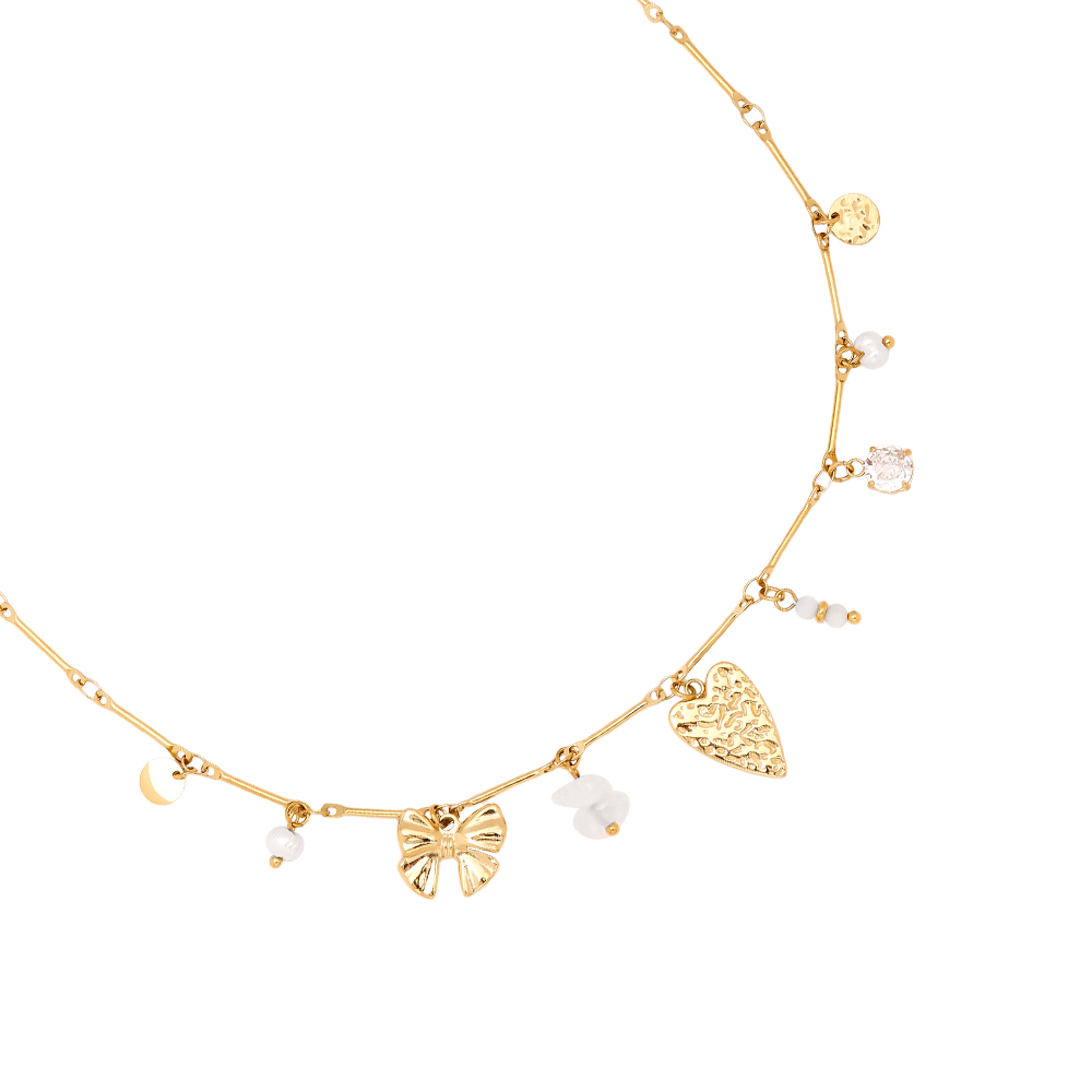 43cm Some Nice Charms stainless steel necklace      43cm Some Nice Charms stainless steel necklace