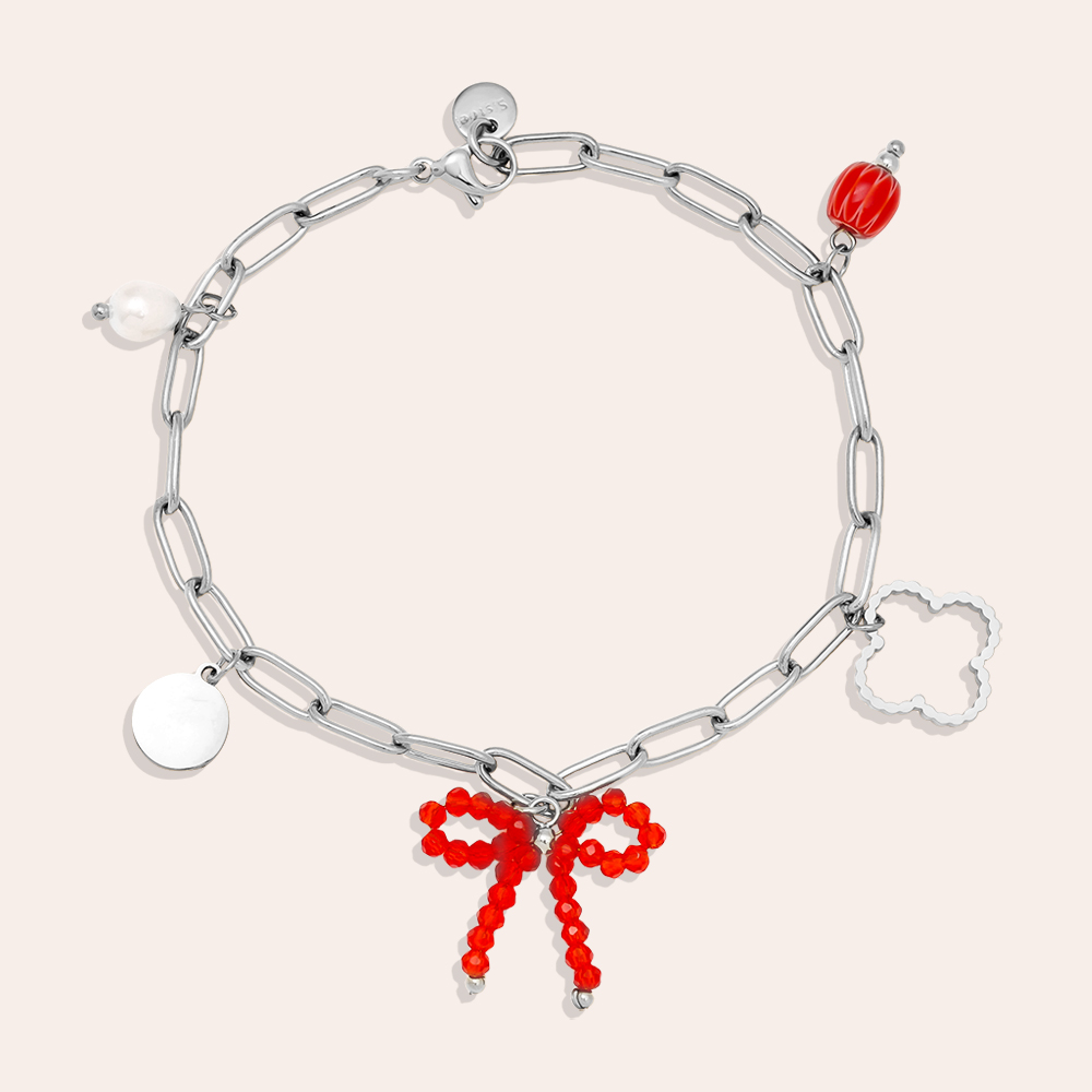 17cm Sweet Various Charms stainless steel bracelet         17cm Sweet Various Charms stainless steel bracelet