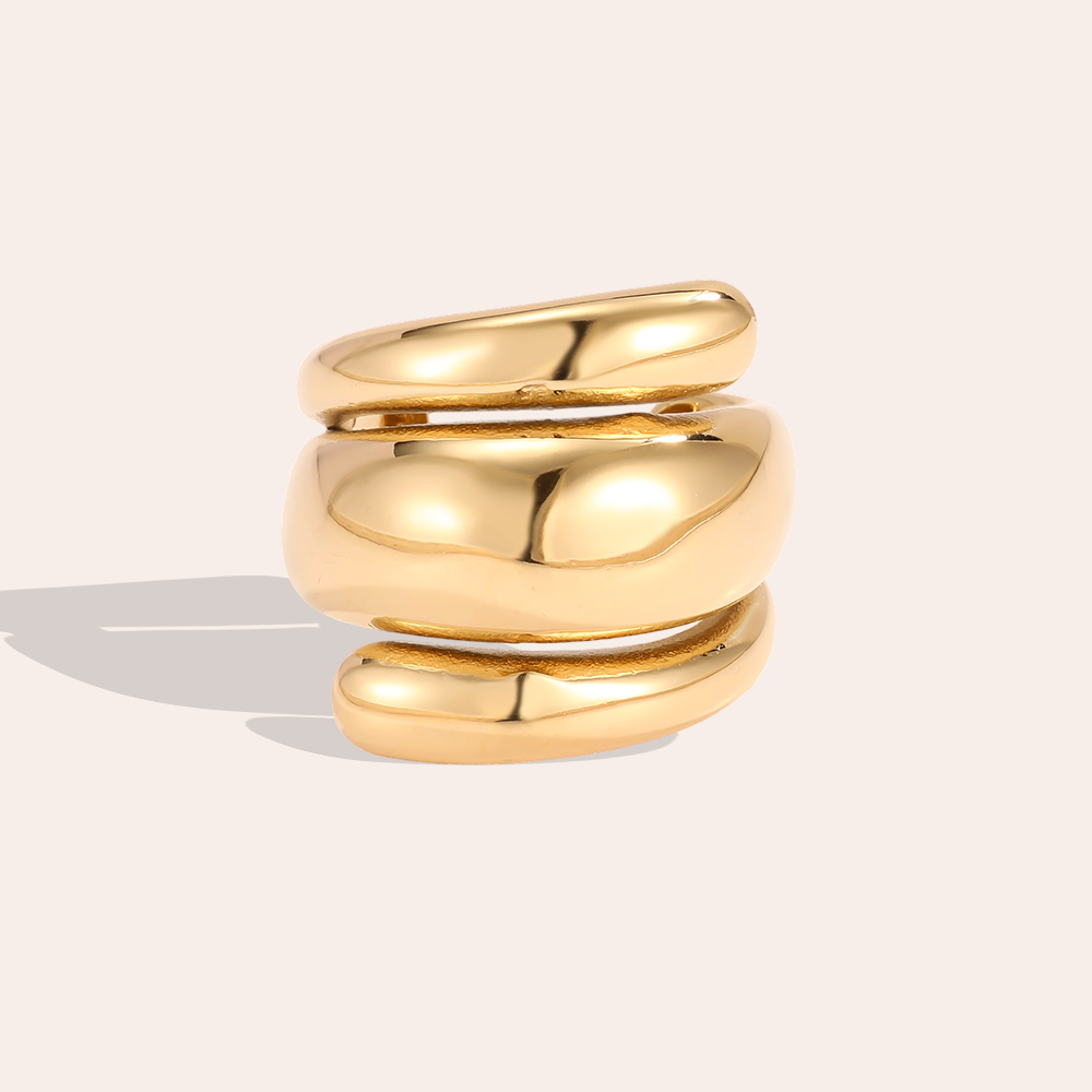 Stainless steel ring, adjustable, multi-speed