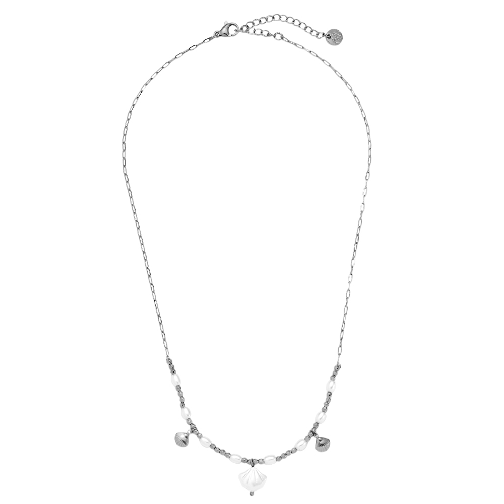 40cm Pearly Shell stainless steel necklace