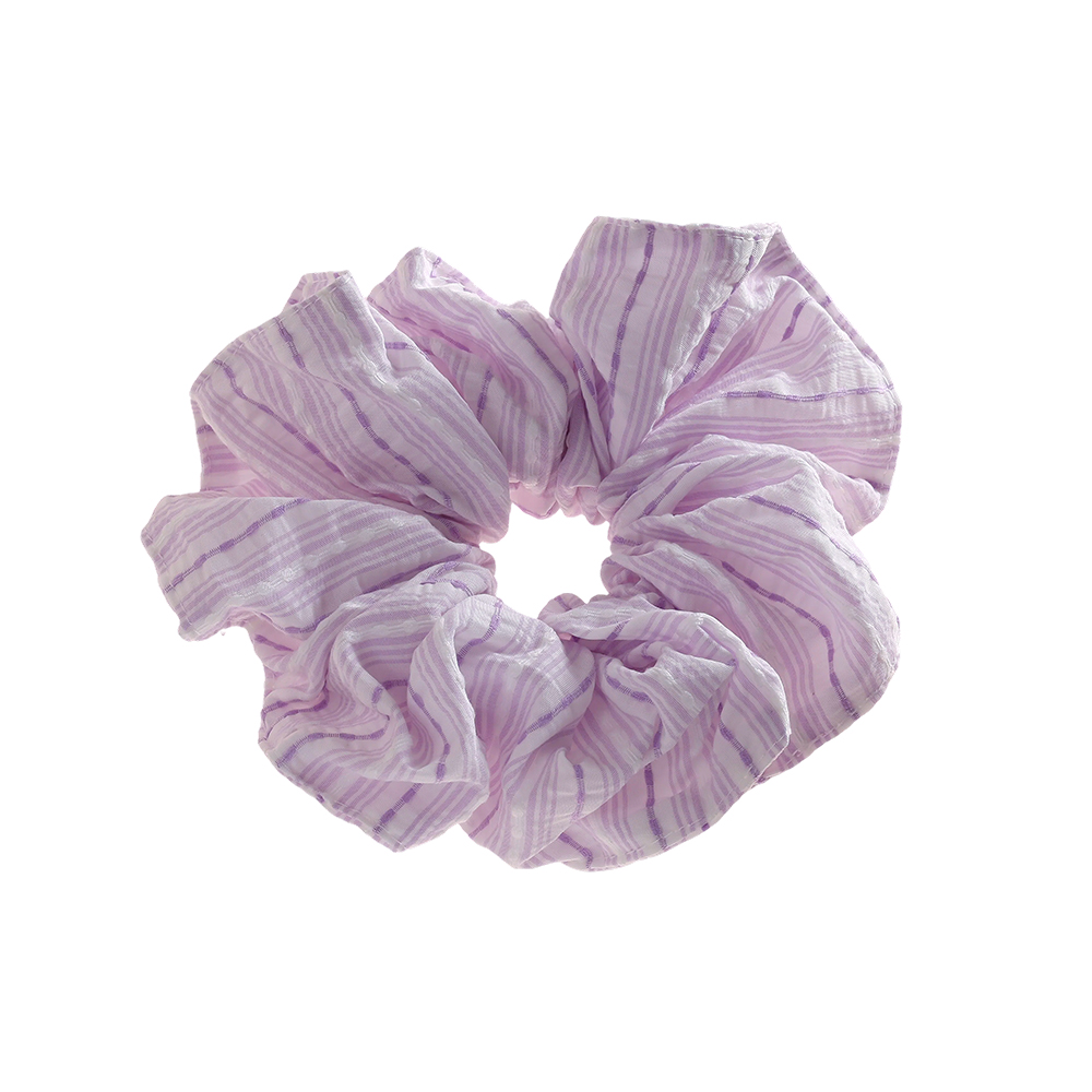 Pastel stripe scrunchie