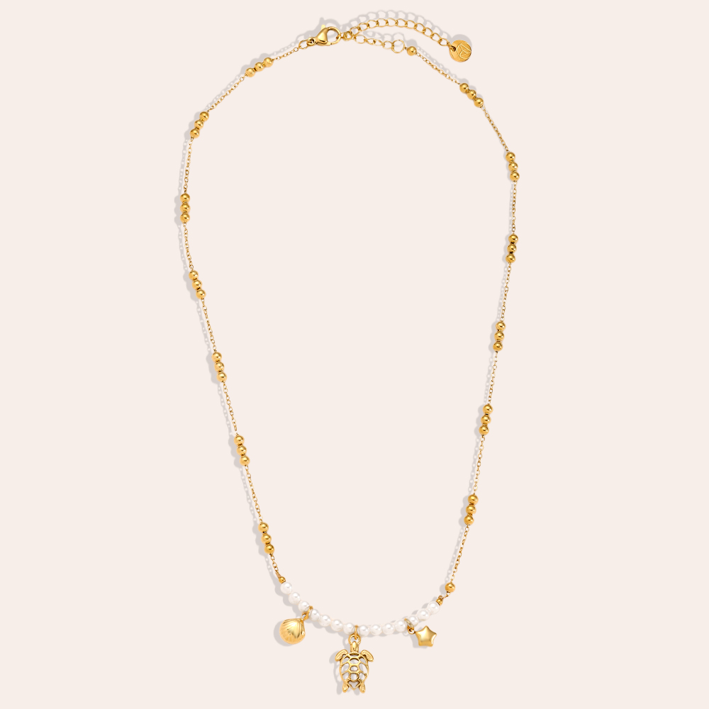 40cm Turtle Shell stainless steel necklace