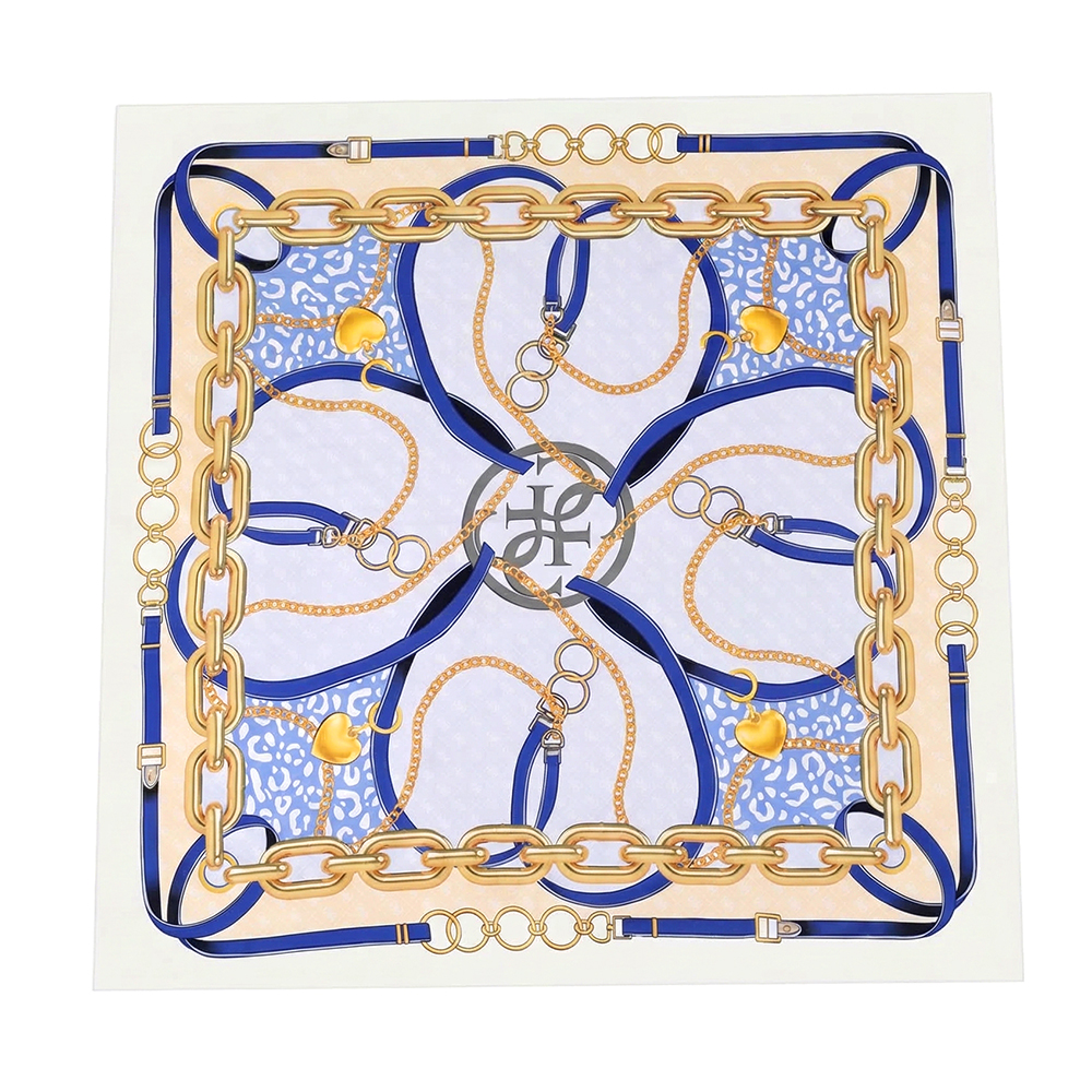 68*68cm chain pattern scarf