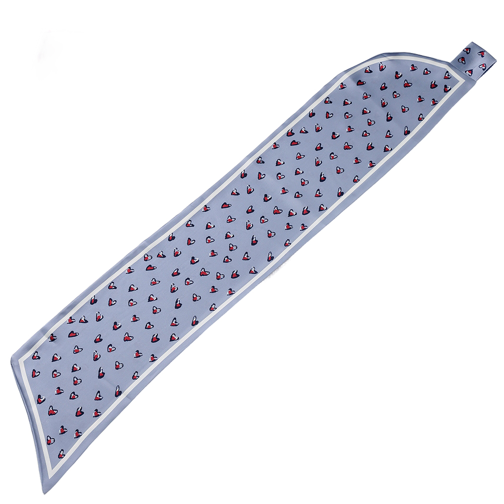 76cm small heart-shaped patterned scarf 