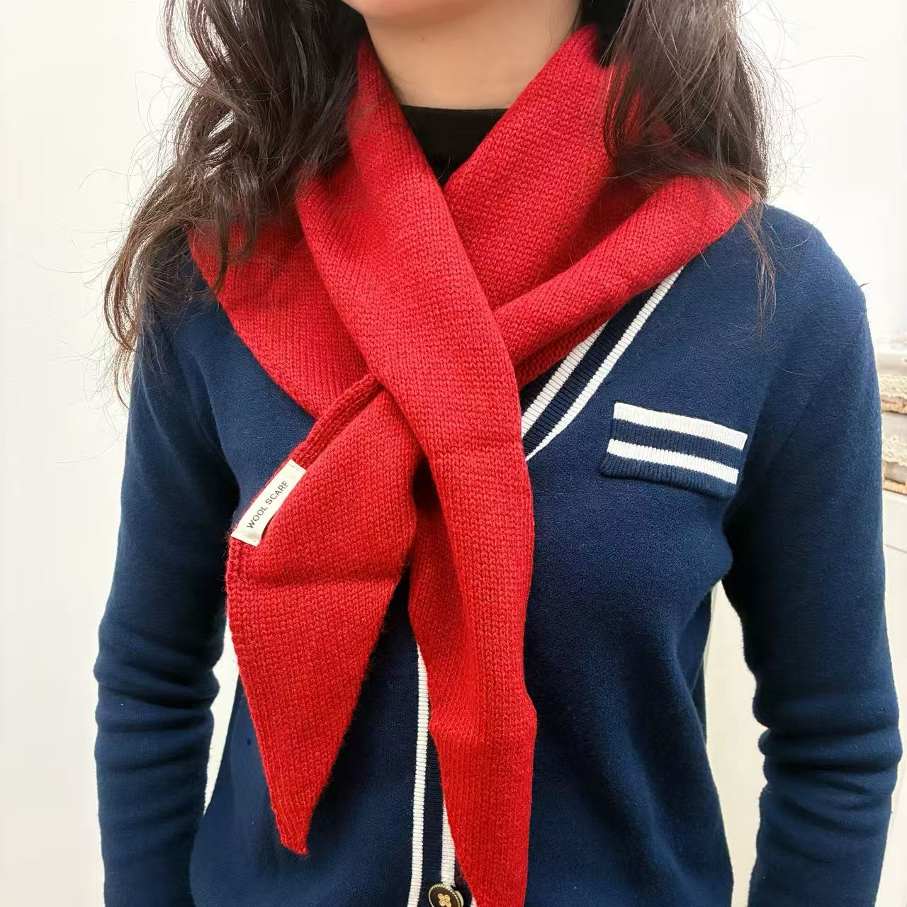 117*39cm 10% Wool Winter Scarf     