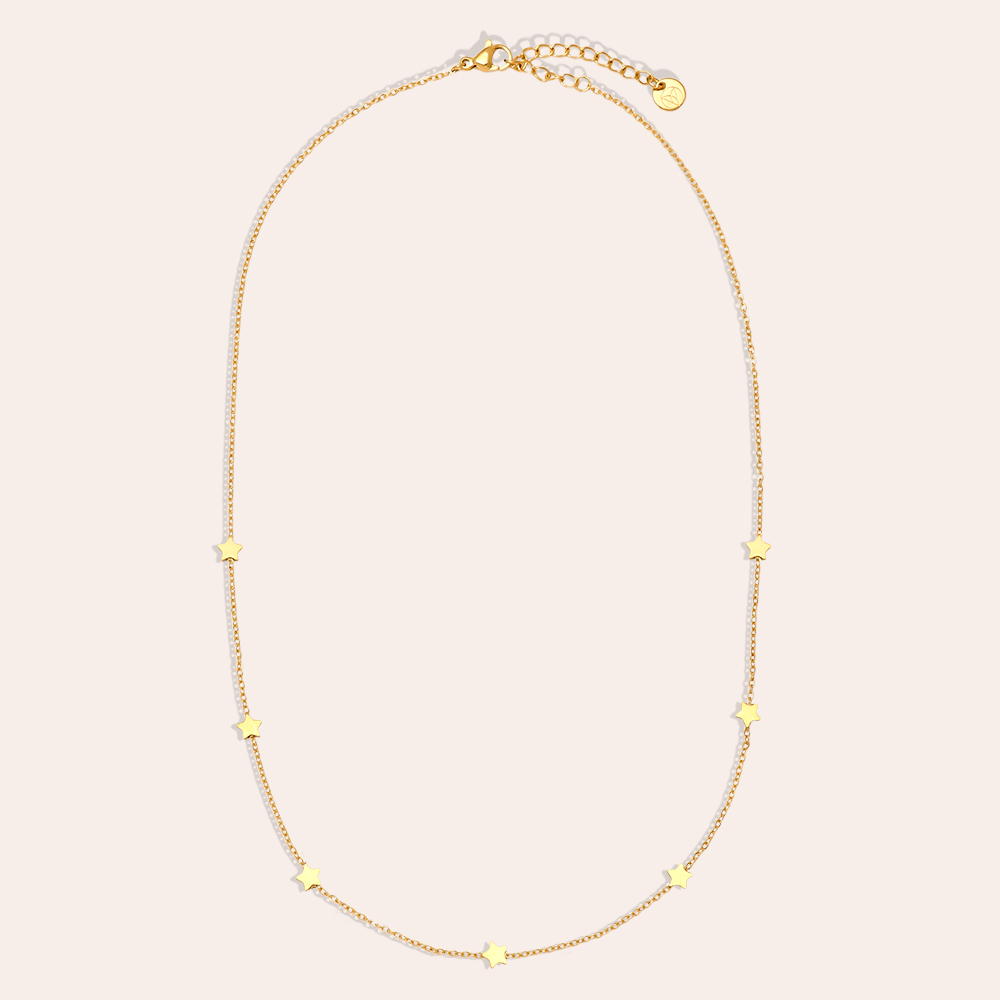 40cm Mini Stars Chain stainless steel necklace    