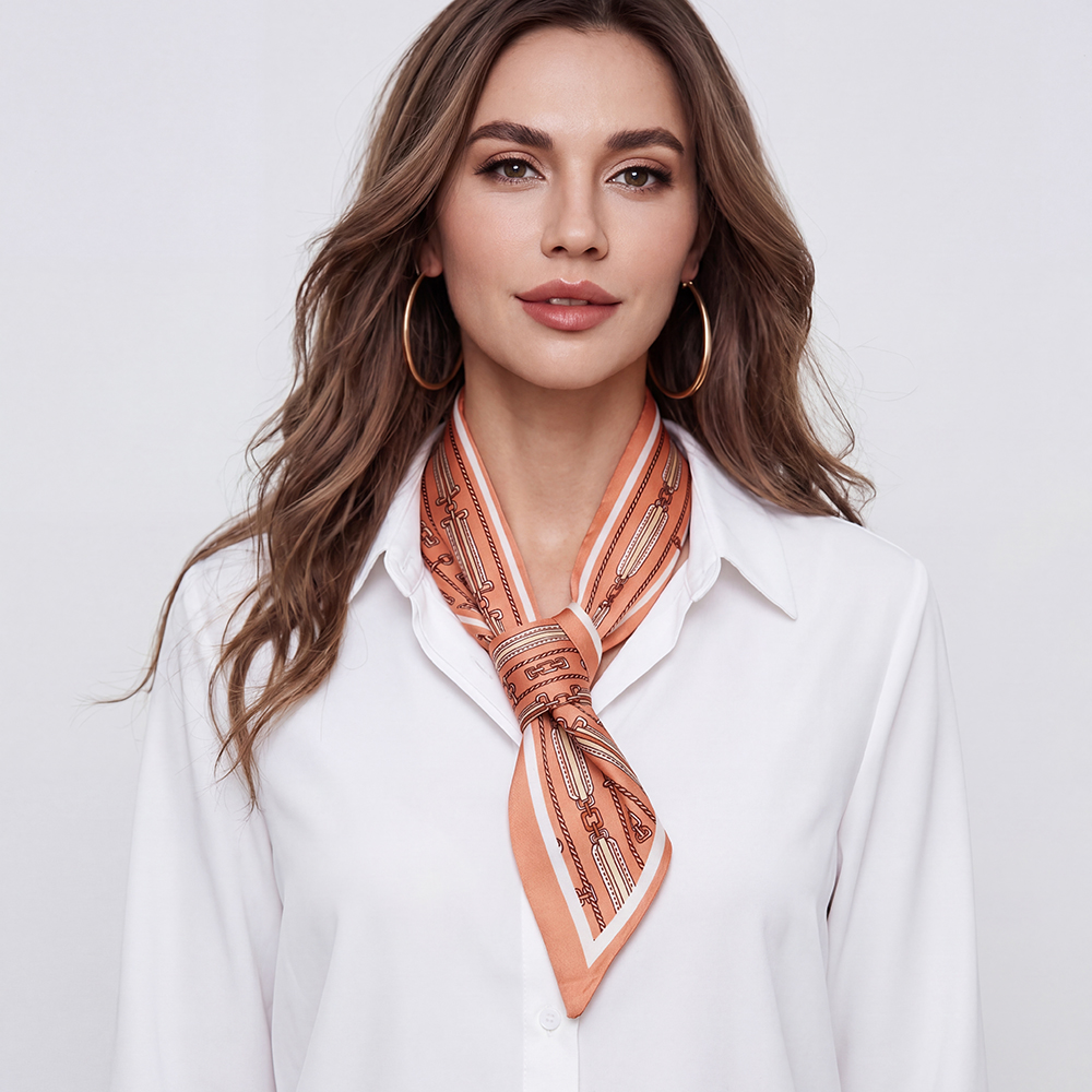 76cm chain-stitch scarf 