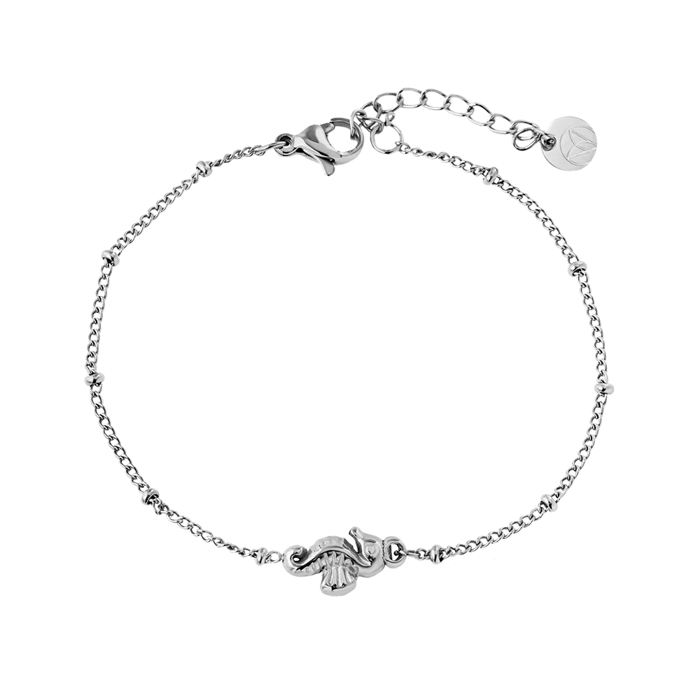 17cm Nice Sea Horse stainless steel bracelet   