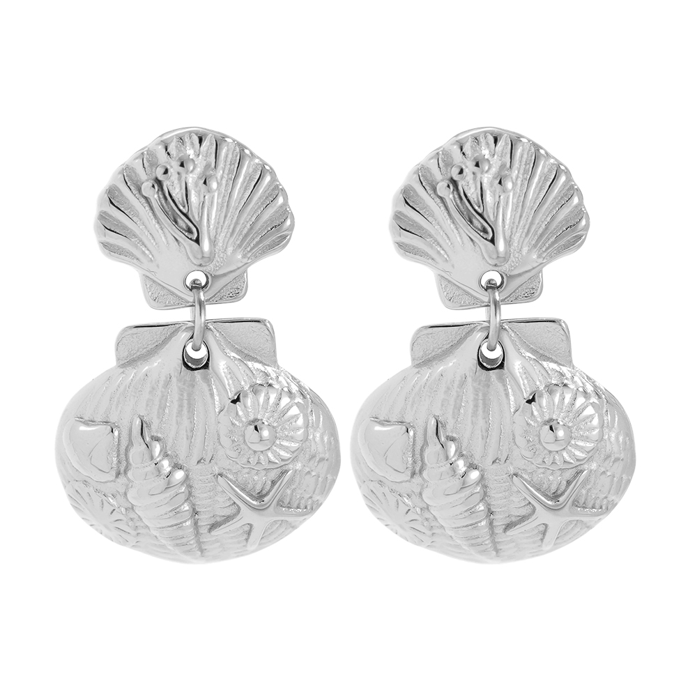 31mm Ocean Fun stainless steel earrings  